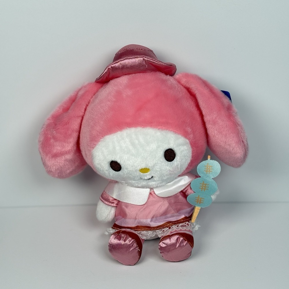 NWT Hello Kitty Sanrio My Melody Plush Blue Dango Stick Small Plush